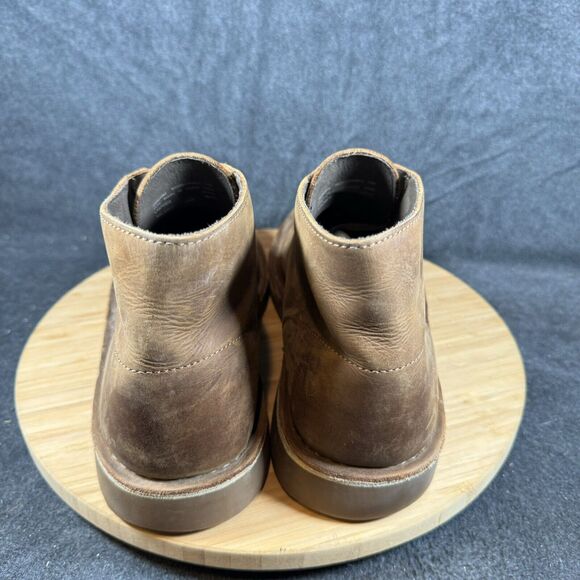 S Clarks Brown Leather Chukka‎ Bushacre Desert Boots Mens 12 M - Picture 4 of 8